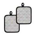 French Bulldog Reading Book Print Pot Holders