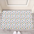 French Bulldog Reading Book Print Rubber Doormat