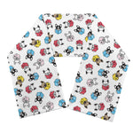French Bulldog Reading Book Print Scarf
