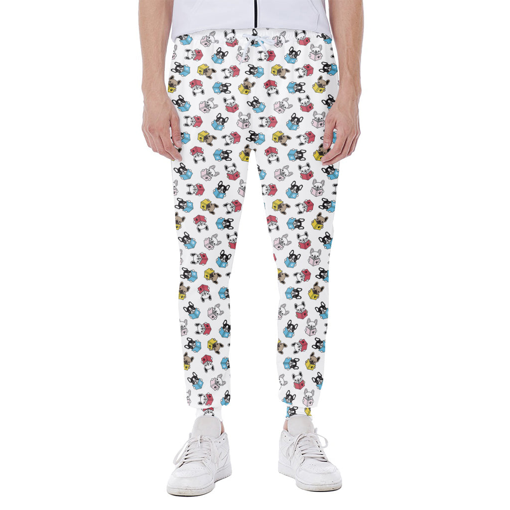 French Bulldog Reading Book Print Scuba Joggers