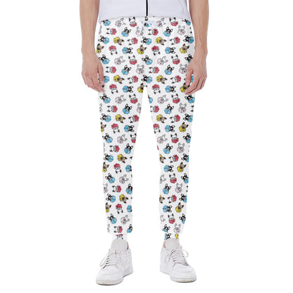 French Bulldog Reading Book Print Scuba Joggers