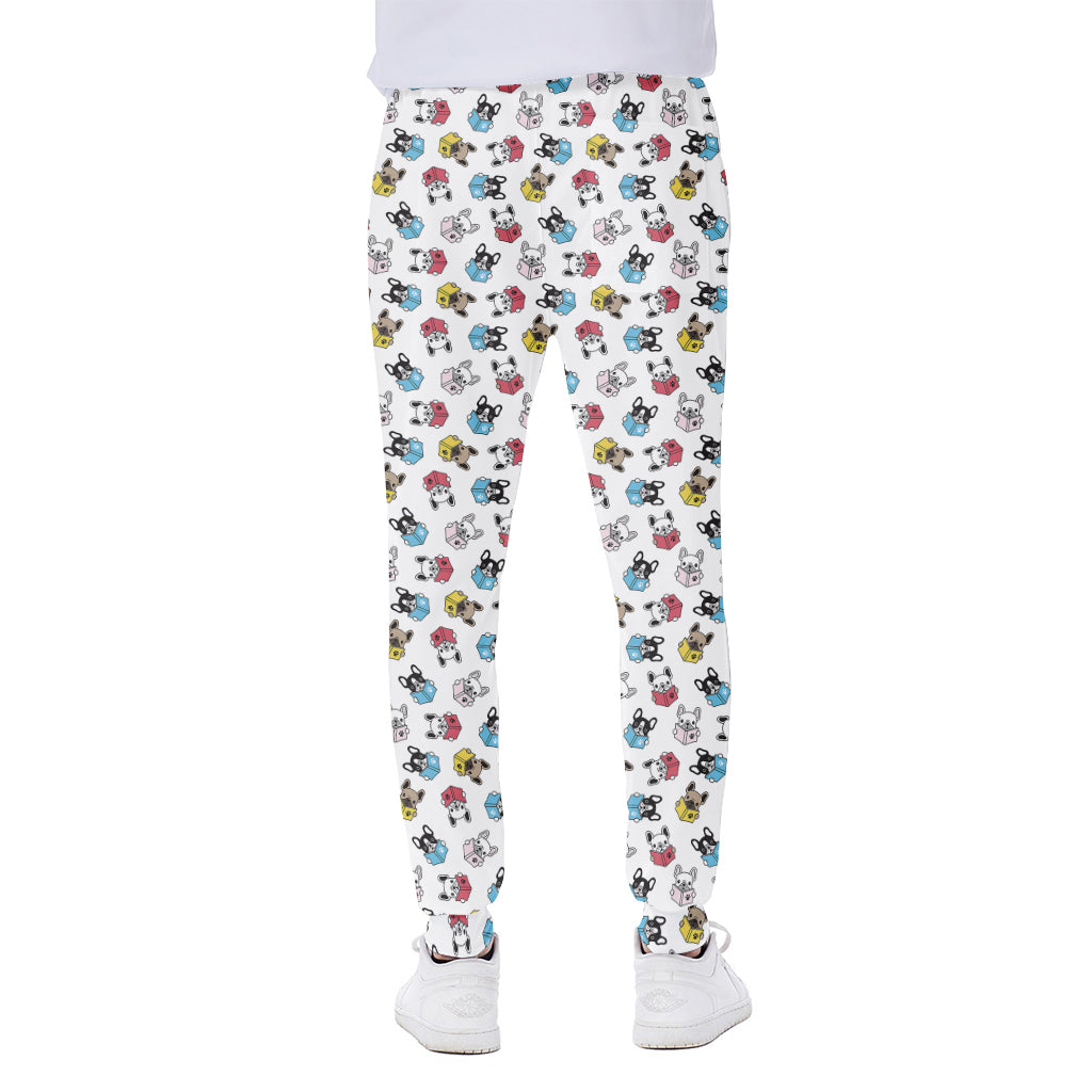 French Bulldog Reading Book Print Scuba Joggers
