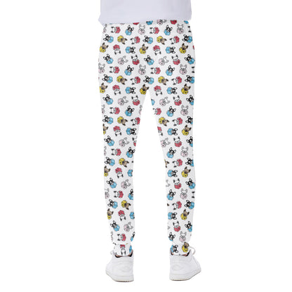 French Bulldog Reading Book Print Scuba Joggers