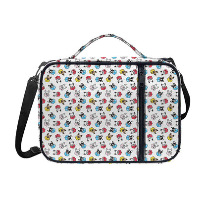 French Bulldog Reading Book Print Shoulder Strap Bible Bag