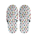 French Bulldog Reading Book Print Slippers