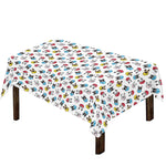 French Bulldog Reading Book Print Tablecloth