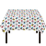 French Bulldog Reading Book Print Tablecloth