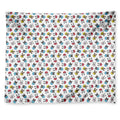 French Bulldog Reading Book Print Tapestry