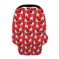 French Bulldog With Glasses Print Baby Seat Cover