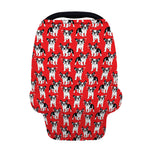 French Bulldog With Glasses Print Baby Seat Cover