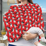 French Bulldog With Glasses Print Baby Seat Cover