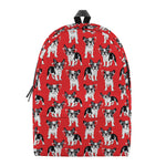 French Bulldog With Glasses Print Backpack