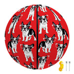French Bulldog With Glasses Print Basketball