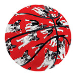 French Bulldog With Glasses Print Basketball
