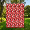 French Bulldog With Glasses Print Garden Flag