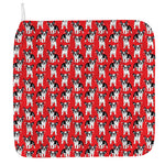French Bulldog With Glasses Print Hand Towel