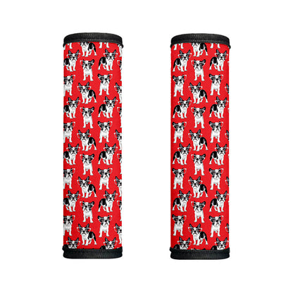 French Bulldog With Glasses Print Handle Covers