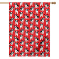 French Bulldog With Glasses Print House Flag