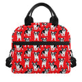 French Bulldog With Glasses Print Insulated Lunch Bag