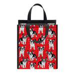 French Bulldog With Glasses Print Insulated Lunch Tote