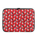 French Bulldog With Glasses Print Laptop Sleeve