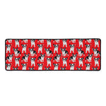 French Bulldog With Glasses Print Long Kitchen Mat