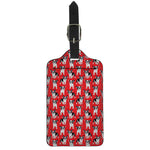 French Bulldog With Glasses Print Luggage Tag