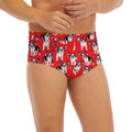 French Bulldog With Glasses Print Men's Briefs