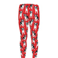 French Bulldog With Glasses Print Men's Leggings
