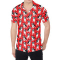 French Bulldog With Glasses Print Men's Shirt