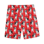 French Bulldog With Glasses Print Men's Sports Shorts