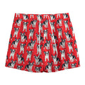 French Bulldog With Glasses Print Mesh Shorts
