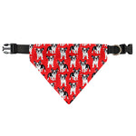 French Bulldog With Glasses Print Over The Collar Dog Bandana