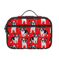 French Bulldog With Glasses Print Portable Lunch Bag