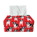 French Bulldog With Glasses Print Rectangle Tissue Box Cover