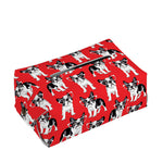 French Bulldog With Glasses Print Rectangle Tissue Box Cover