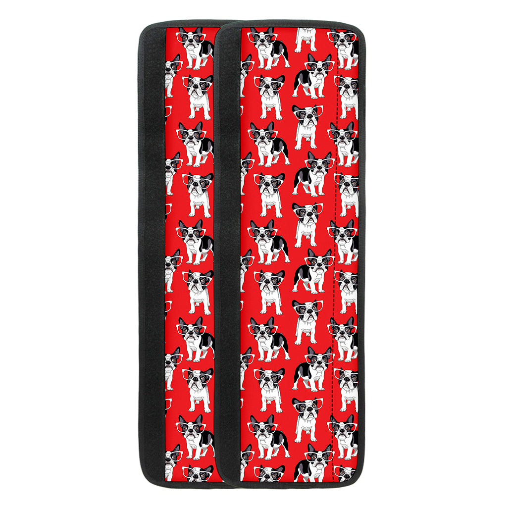 French Bulldog With Glasses Print Refrigerator Handle Covers