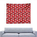 French Bulldog With Glasses Print Tapestry