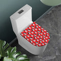 French Bulldog With Glasses Print Toilet Lid Cover