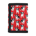 French Bulldog With Glasses Print Trifold Wallet