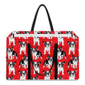 French Bulldog With Glasses Print Utility Tote Bag