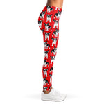 French Bulldog With Glasses Print Women's Leggings
