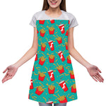 French Fries And Cola Pattern Print Adjustable Apron