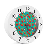 French Fries And Cola Pattern Print Alarm Clock