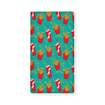 French Fries And Cola Pattern Print Baby Crib Sheet