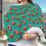 French Fries And Cola Pattern Print Baby Seat Cover
