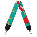 French Fries And Cola Pattern Print Bag Strap