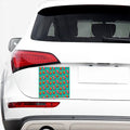 French Fries And Cola Pattern Print Car Sticker
