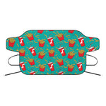 French Fries And Cola Pattern Print Car Windshield Snow Cover
