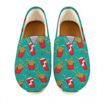 French Fries And Cola Pattern Print Casual Shoes